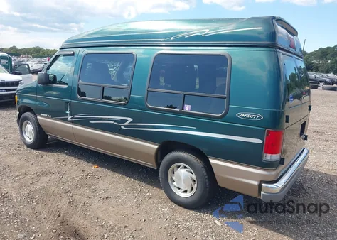 2000 Ford E-150 Recreational из США, поврежденный, VIN 1FDRE14W2YHB48494